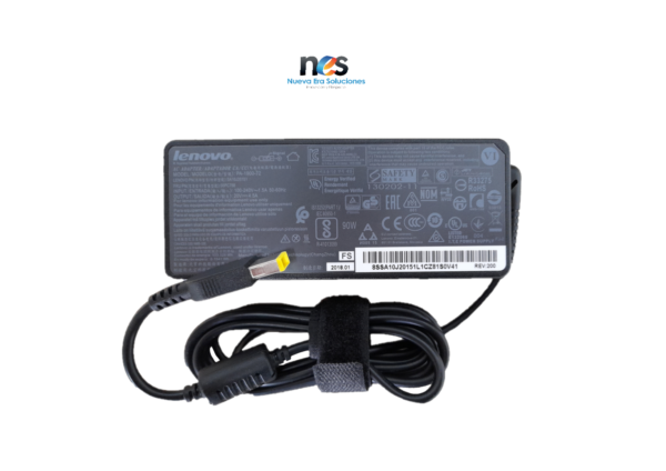 CARGADOR ORIGINAL LENOVO PUNTA CUADRARA 90w 20v 4.5a - Imagen 2
